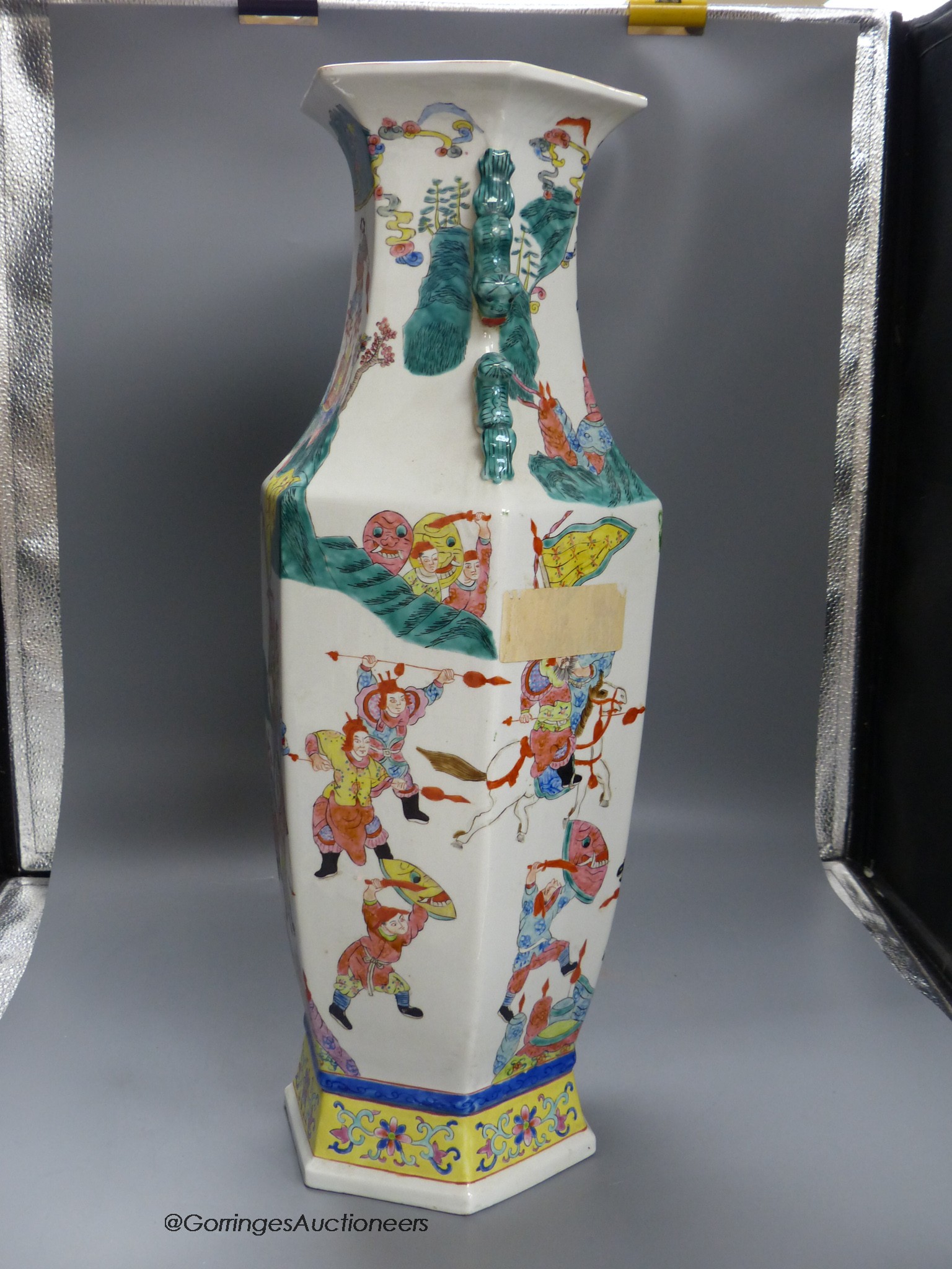 A large Chinese famille rose vase, 60cm high